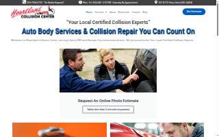 Heartland Collision Center website