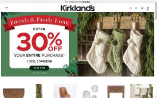 Kirkland's Home of Matthews website
