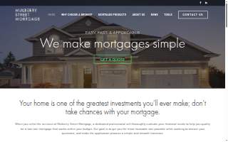 Mulberry Street Mortgage website
