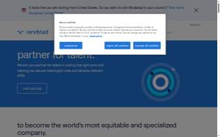 Randstad of Liberty website