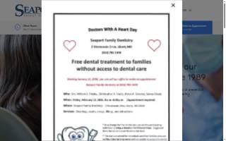 Seaport Family Dentistry website