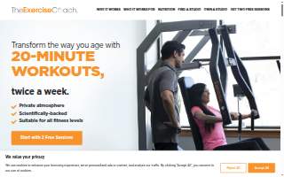 The Exercise Coach of Liberty website
