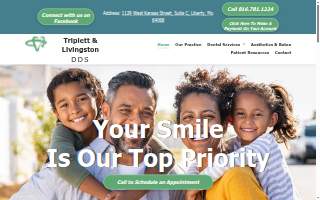 Triplett & Livingston Dental website