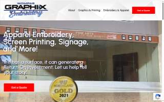 Wompas Graphix & Custom Embroidery website