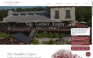 Chandler Hill Vineyards website