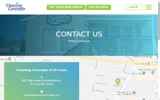 Cleaning Concepts of St Louis website