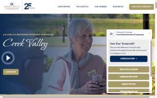 Creek Valley Retirement Community website