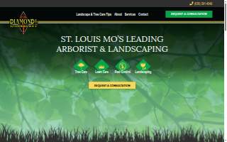 Diamond Edge Outdoor Management website