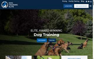 Dog Training Elite St. Louis website