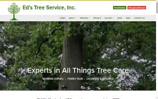 Ed's Tree Service St.louis, and surrounding areas website
