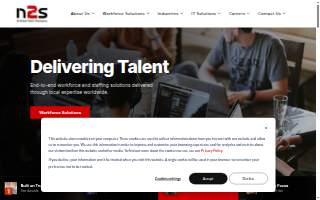 Enterprise Business Solutions website