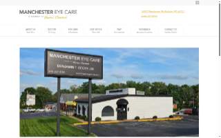Manchester Eye Care website