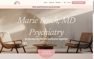 Marie Bosch MD Psychiatry website