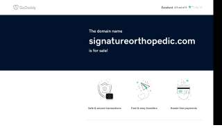 Signature Orthopedics - Fenton website