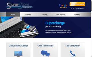 Silver Scope Design of Manchester website
