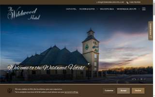 The Wildwood Hotel website