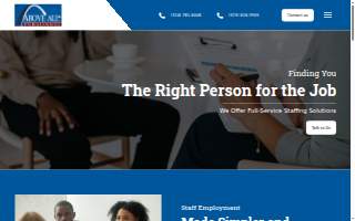 Above All Personnel website