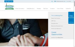 Assistance Home Care of Maplewood website