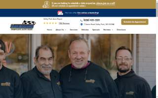 Benchmark Auto Repair of Maplewood website