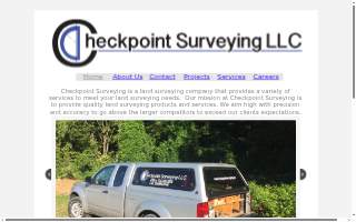 Checkpoint Surveying of Maplewood website