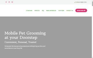 Four Pretty Paws Mobile Pet Spa of Maryland Heights website