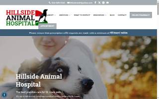 Hillside Animal Hospital of Maplewood website