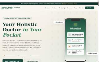 Holistic Family Practice website