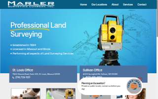 Marler Surveying Co of Maplewood website