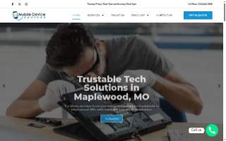 Mobile Device Doctors website