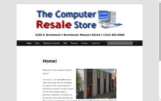 The Computer Resale Store website