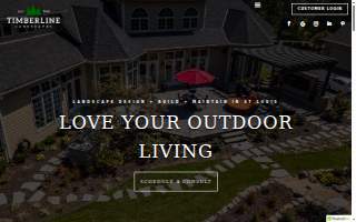 Timberline Landscapes website