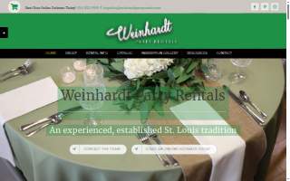 Weinhardt Party Rentals of Maplewood website