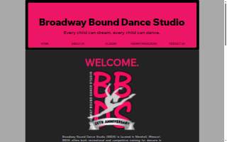 Broadway Bound Dance Studio website