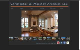 Christopher D. Marshall Architect, LLC website