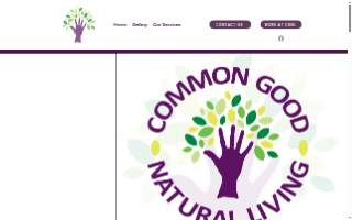 Common Good Natural Living, LLC website