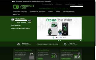 Community Bank of Marshall website