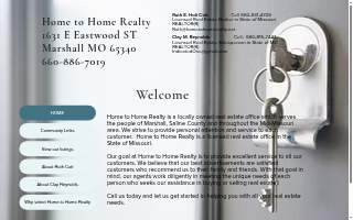 Home To Home Realty website