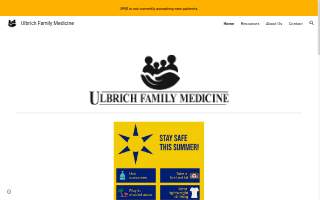 Ulbrich Family Medicine LLC website