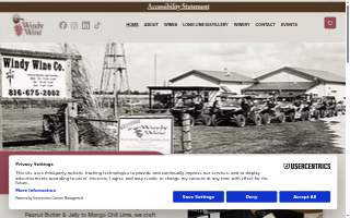 Windy Wine Co website
