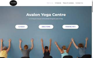 Avalon Yoga Centre website