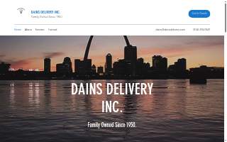 Dains Delivery website