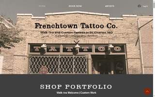 Frenchtown Tattoo Company website