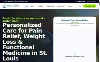Simply Health Integrated Medical of Maplewood website