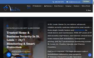 St Louis Alarm Co of Maryland Heights website