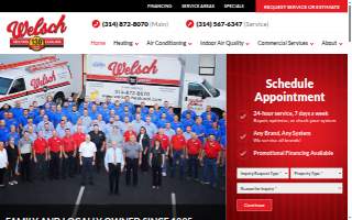 Welsch Heating & Cooling website