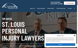 Cantor Injury Law of Mehlville website