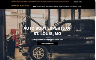 Dowling Auto Body website