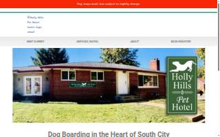 Holly Hills Pet Hotel website