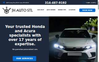 JH AUTO STL website