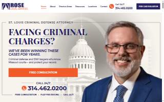 Rose Legal Services, LLC - DWI & Criminal Defense Attorney website
